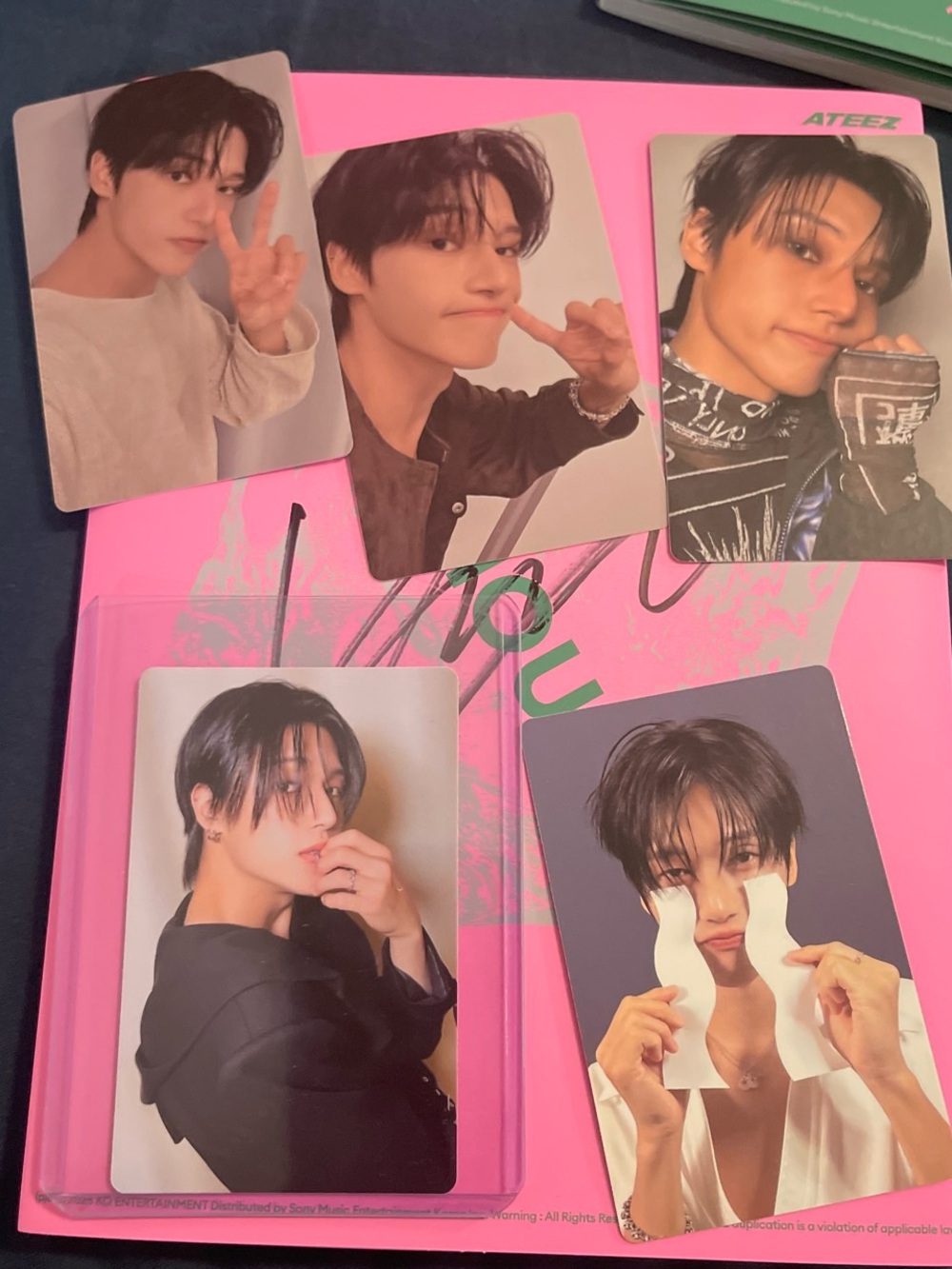ATEEZ WOOYOUNG PHOTOCARD indiv  #kpop #ATEEZ  #photocards #Goldenhourpart5